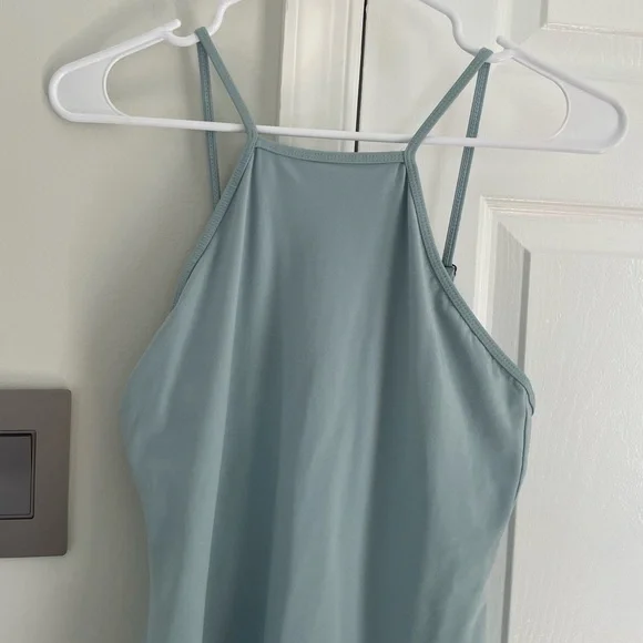 Abercrombie & Fitch A&F Traveler Built In Shorts Sleeveless Blue Dress SP Comfy - Picture 3 of 9